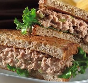 Tuna And Sweetcorn Sandwich With Cake Or Fruit Salad